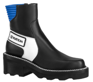 Giày Louis Vuitton BeauBourg Ankle Boots 'Blue' 1A9OBX