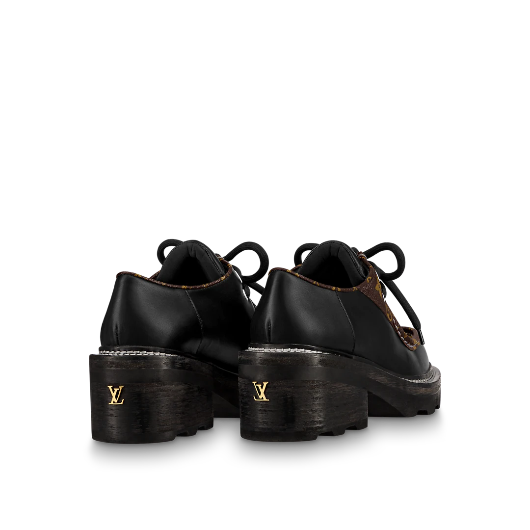 Giày Louis Vuitton Beaubourg Platform 'Black' 1A5SOC - Ảnh 6