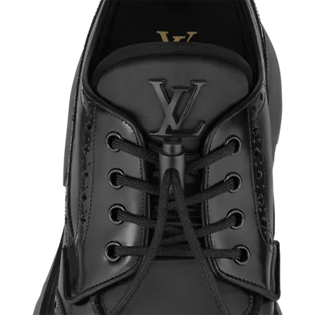 Alternative view of Giày Louis Vuitton Lv Bold Derbies Black 1A9ILR