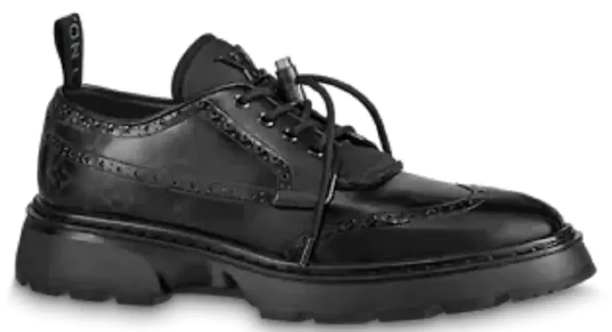 Giày Louis Vuitton Lv Bold Derbies Black 1A9ILR
