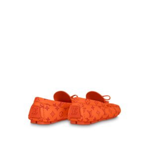 Alternative view of Giày Louis Vuitton Driver Moccasins 'Orange' 1AAF58