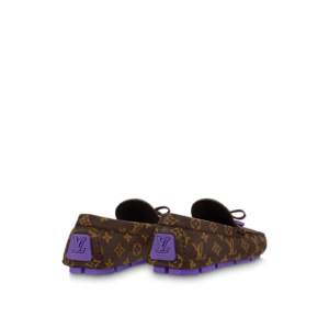 Alternative view of Giày Louis Vuitton Driver Moccasins 'Brown' 1AAF2A