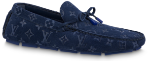 Giày Louis Vuitton Driver Moccasins 'Navy Blue' 1AAF1C
