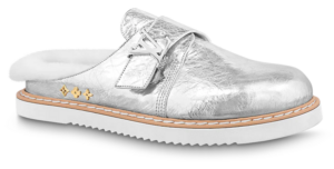 Giày Louis Vuitton LV Easy Mules 'Silver' 1A9INH