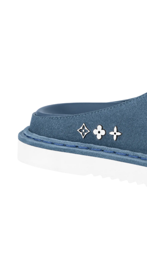Alternative view of Giày Louis Vuitton LV Easy Mules 'Blue' 1A9IQO