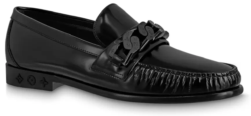 Giày Louis Vuitton LV Loafers 'Black' 1AA7LB