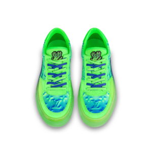 Giay Louis Vuitton Ollie Richelieu Trainers "Green" 1A9UYP