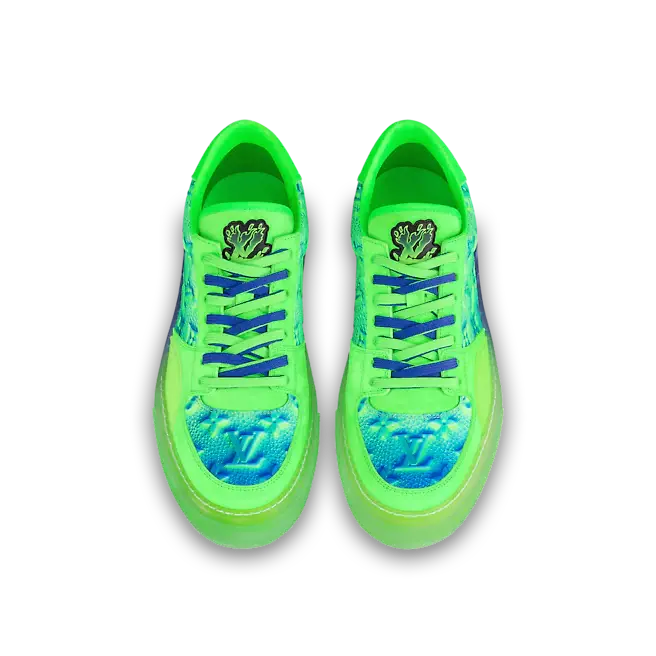 Giay Louis Vuitton Ollie Richelieu Trainers "Green" 1A9UYP