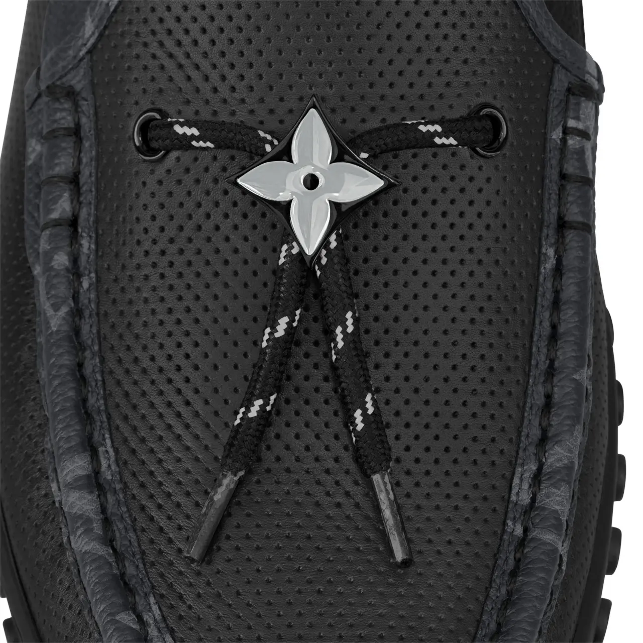 Alternative view of Giày Louis Vuitton LV Racer Moccasins 'Black' 1A9ZH6