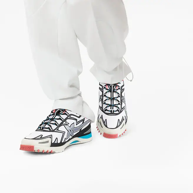 Giay Louis Vuitton Sprint Trainers "White" 1A98XL