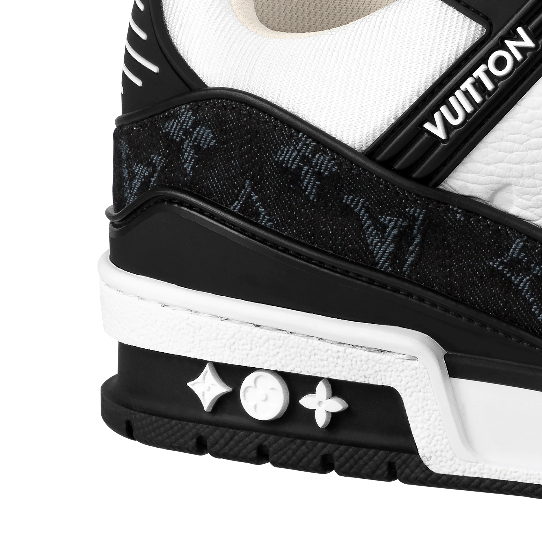 Giay Louis Vuitton LV Trainer Sneaker 'Black White' 1AAV8H