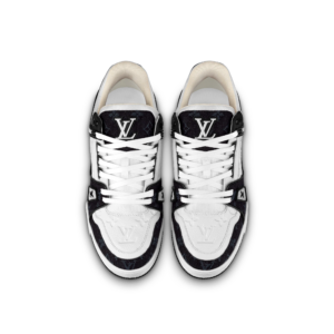 Giay Louis Vuitton LV Trainer Sneaker 'Black White' 1AAV8H