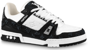 Giay Louis Vuitton LV Trainer Sneaker 'Black White' 1AAV8H