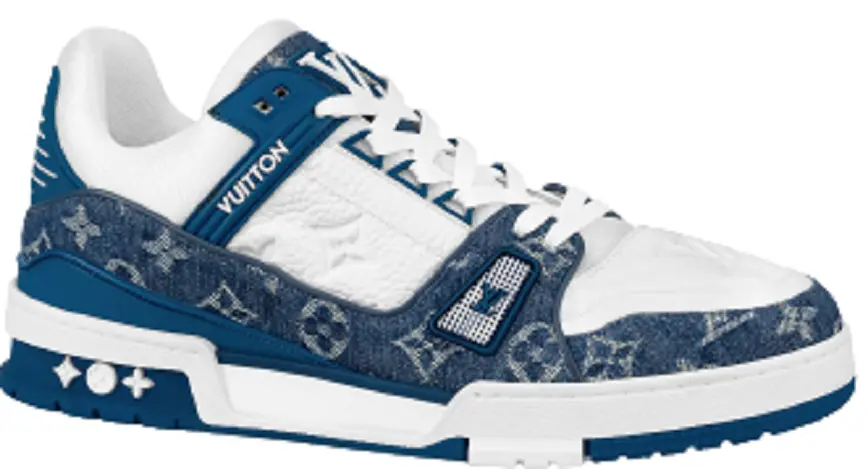 Giày Louis Vuitton Luxury Trainers 'Blue' 1A9JGT