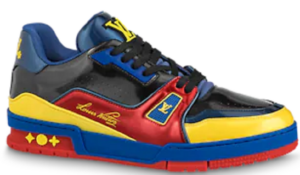 Giay Louis Vuitton Trainers "Navy Blue" 1A9JUD