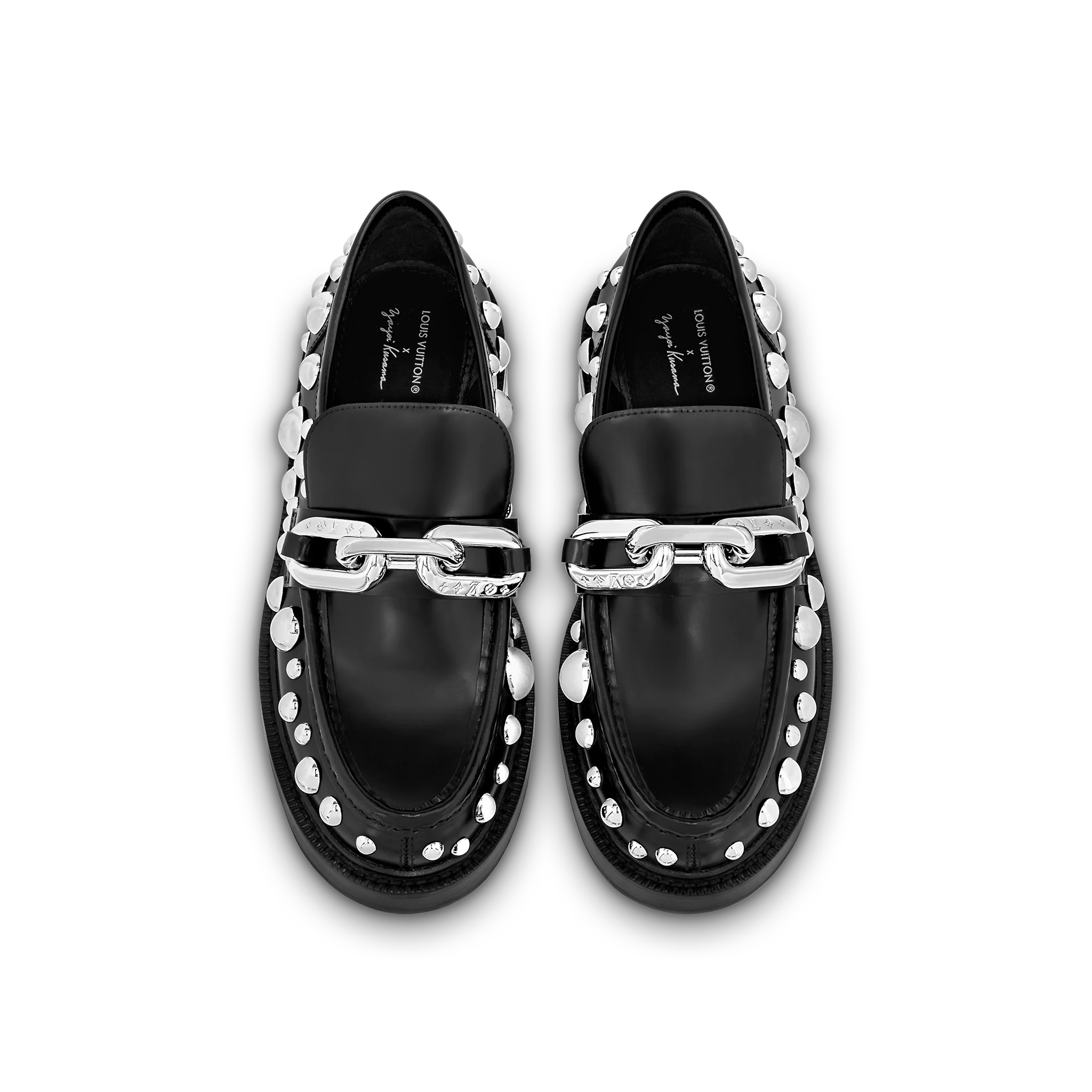 Giay Louis Vuitton x Yk Academy Loafers 'Black White Dots' 1AB9KB