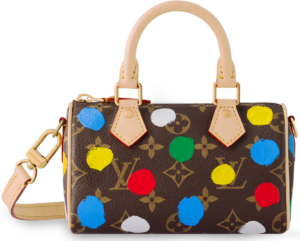 Tui Louis Vuitton x Yk Nano Speedy Bag 'Brown Dots Print' M81979