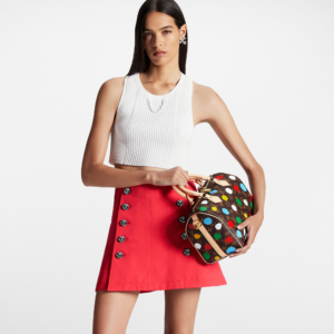 Tui Louis Vuitton x Yk Speedy Bandouliere 25 Bag 'Brown Dots Print' M46433