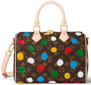 Tui Louis Vuitton x Yk Speedy Bandouliere 25 Bag 'Brown Dots Print' M46433