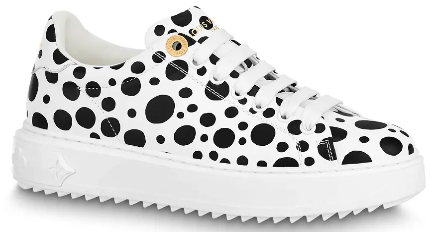 Giay Louis Vuitton x Yk Time Out Trainers 'White Black' 1AB9VA