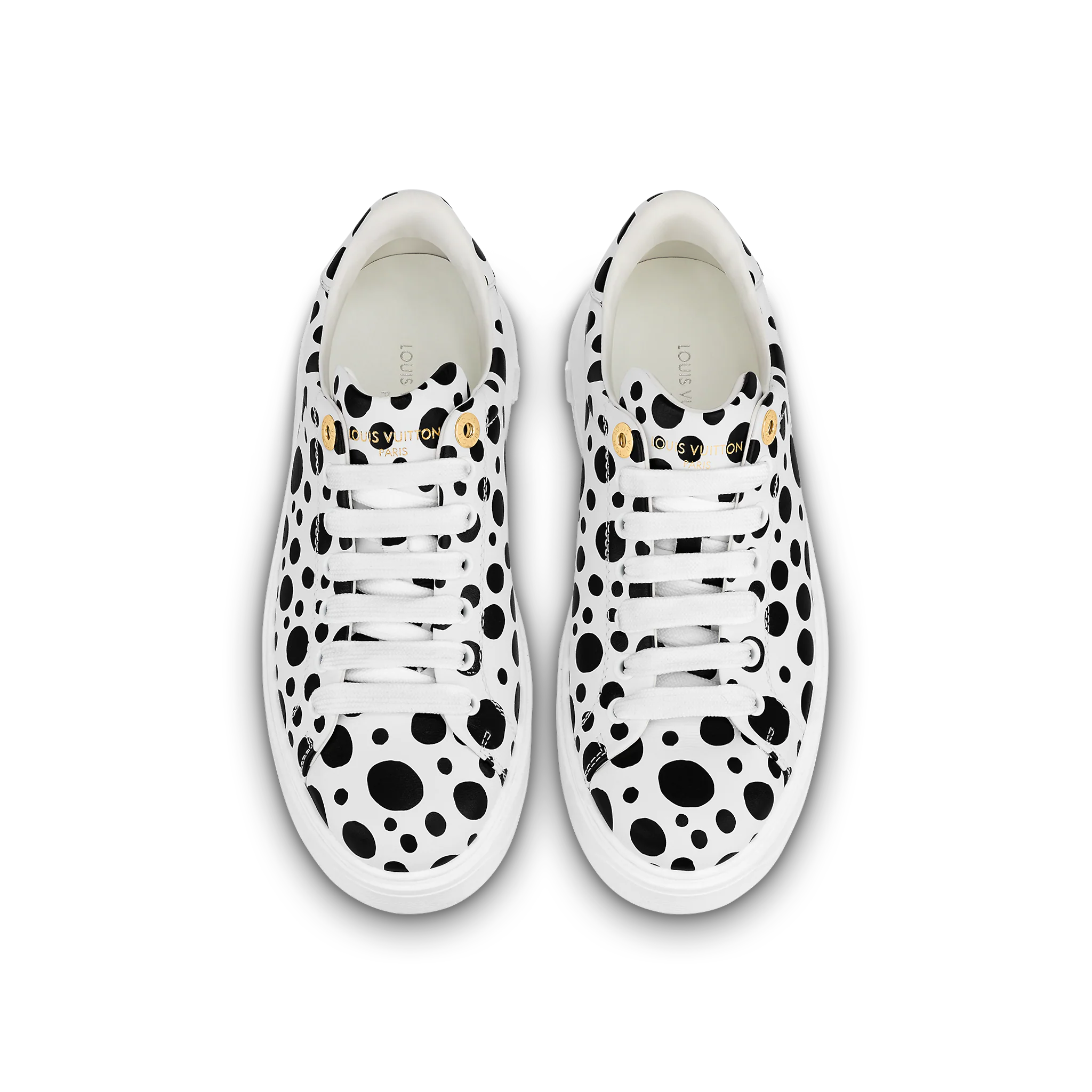 Giay Louis Vuitton x Yk Time Out Trainers 'White Black' 1AB9VA