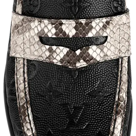 Alternative view of Giày Louis Vuitton Lvxnba Lv Loafers Black 1A90AN