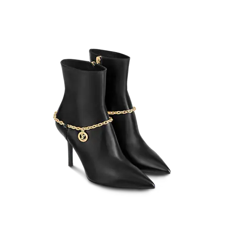 Giày Louis Vuitton Mansion Ankle Boots Black 1A94H3 - Ảnh 3