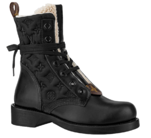 Giày Louis Vuitton Metropolis Flat Ranger 'Black' 1A95WZ