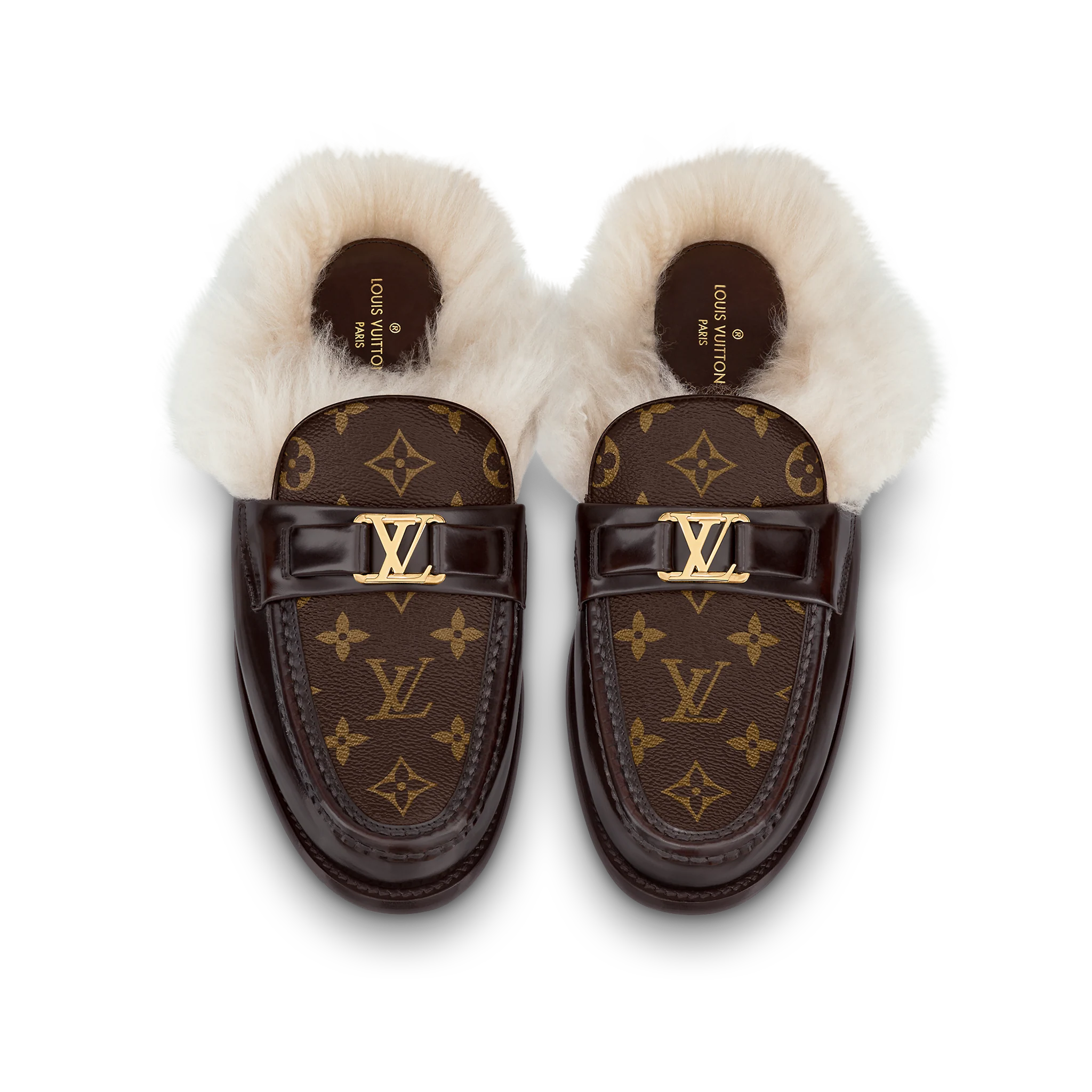 Giày Louis Vuitton Major Open Back Loafers Ebene 1A8Y28 - Ảnh 3