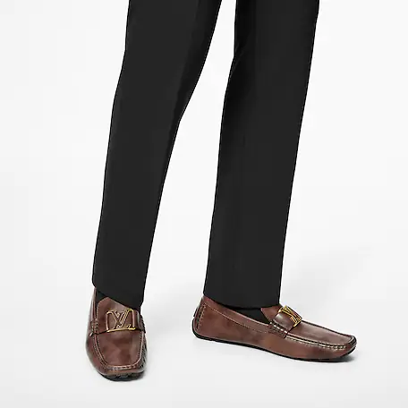 Giày Louis Vuitton Monte Carlo Mocassins Cognac Brown 1A9I1X - Ảnh 5