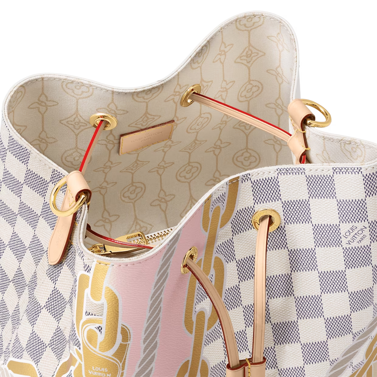 Tui Louis Vuitton NeoNoe MM Bucket Bag 'Damier Azur' N40474