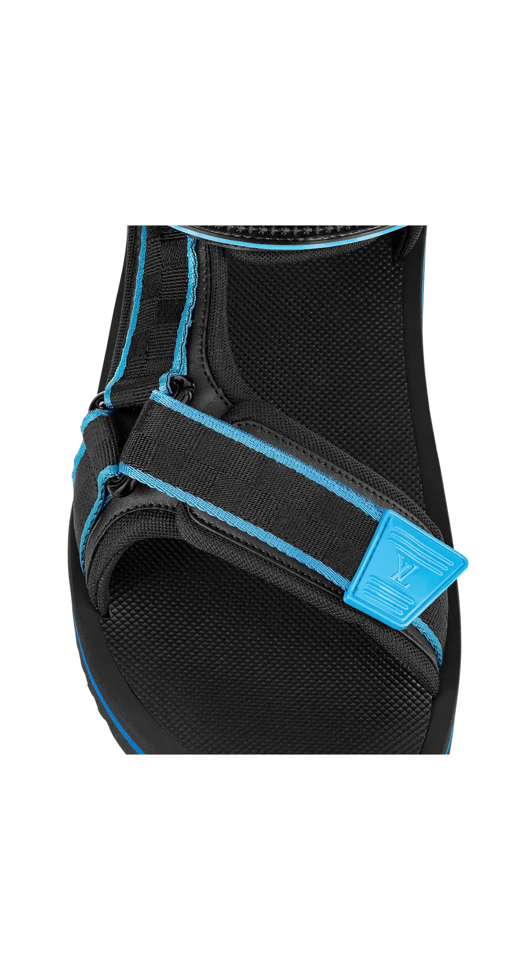 Alternative view of Dép Louis Vuitton Panama Sandals 'Black Blue' 1AA4GB