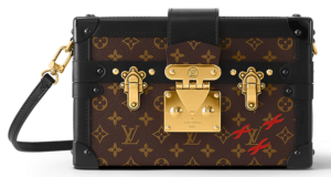 Tui Louis Vuitton Petite Malle Bag 'Dark Brown' M45943