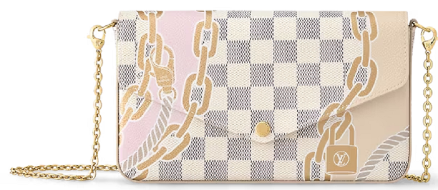 Tui Louis Vuitton Pochette Felicie 'Damier Azur' N40466