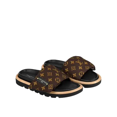 Alternative view of Dép Louis Vuitton Pool Pillow Mules 'Cacao Brown' 1AAEBX
