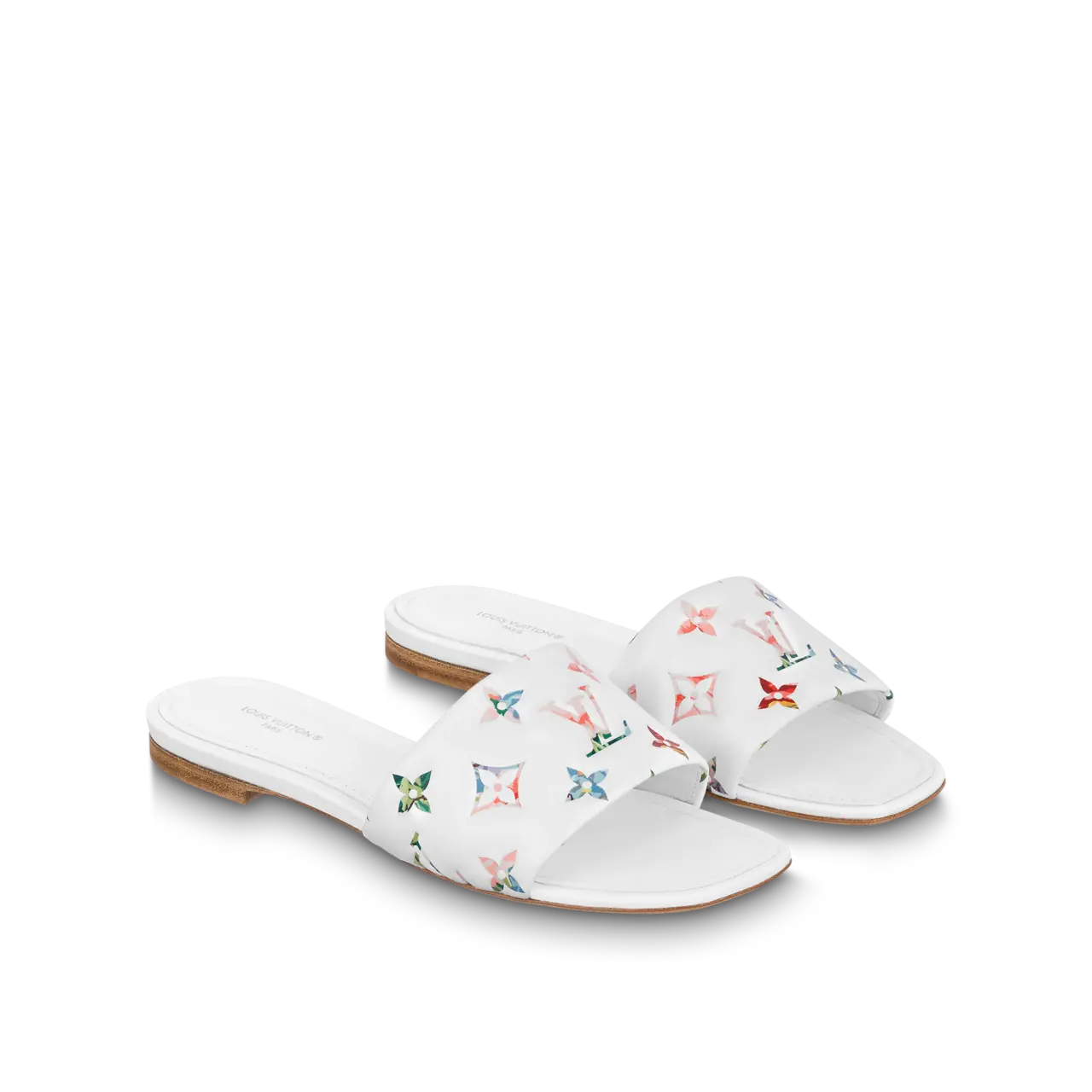 Alternative view of Giày Louis Vuitton Revival Flat Mules 'White' 1AAOR5