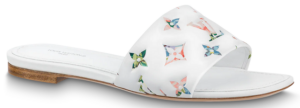 Giày Louis Vuitton Revival Flat Mules 'White' 1AAOR5
