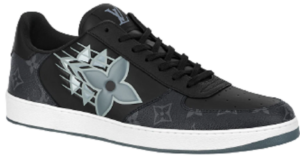 Giày Louis Vuitton Rivoli Trainers 'Black' 1AA44D