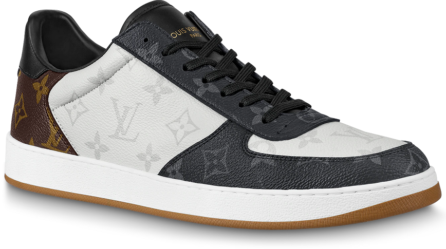 Giay Louis Vuitton Rivoli Trainer "White Black Brown" 1A8WG8