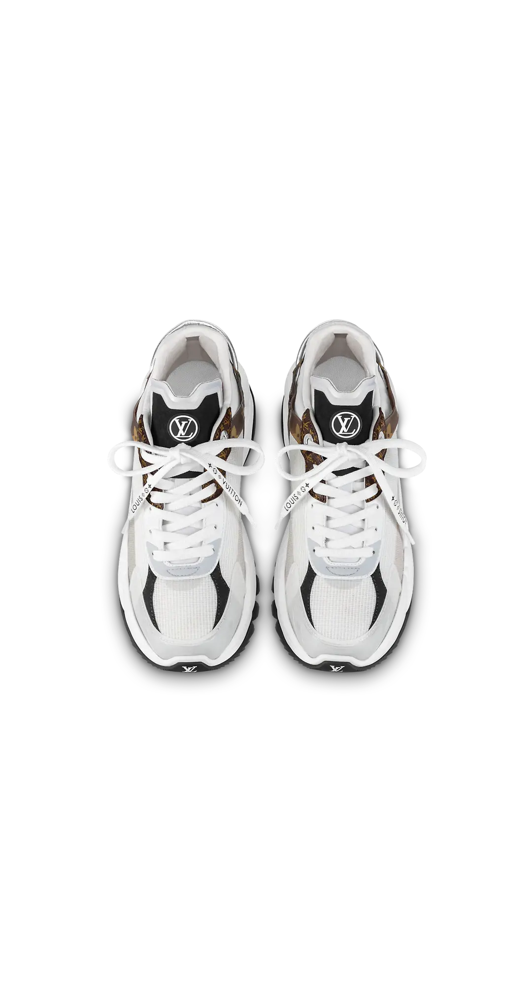 Alternative view of Giày Louis Vuitton Run 55 Trainers 'White' 1AASDF