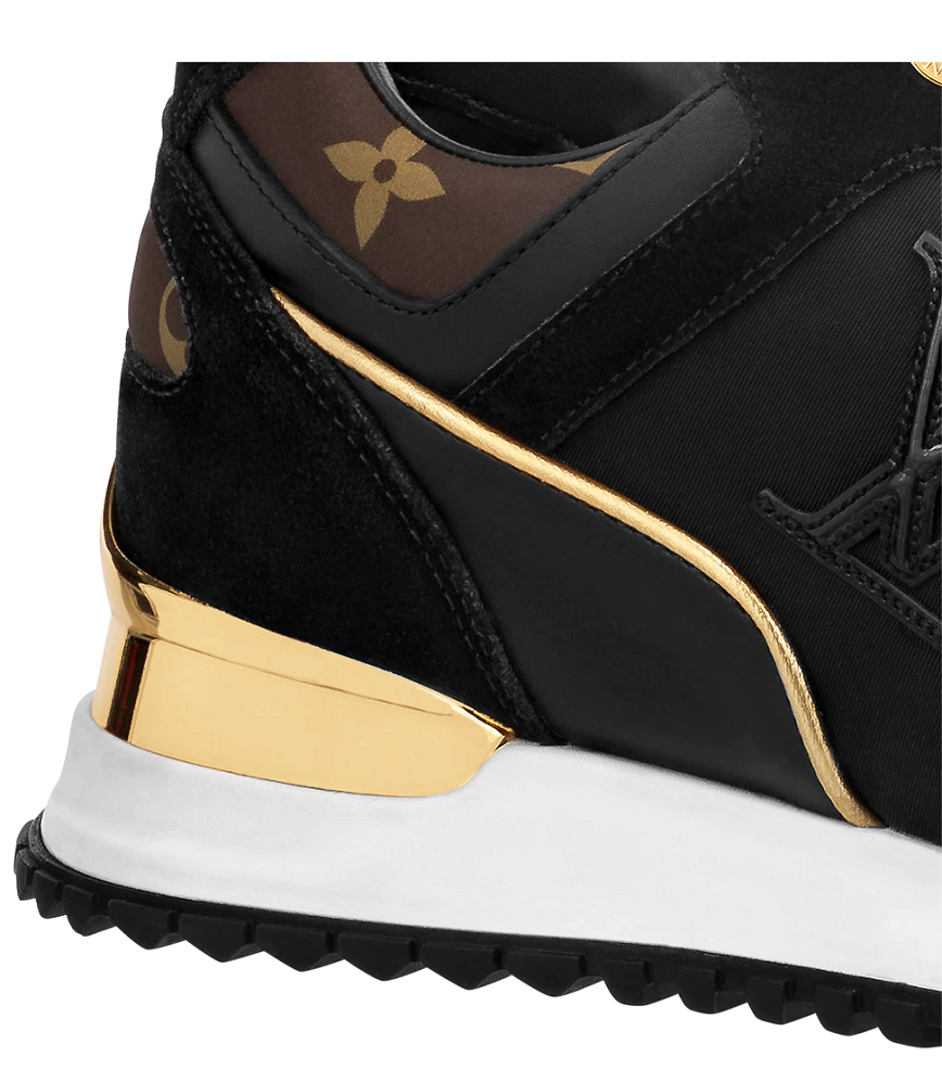 Giày Louis Vuitton Run Away Trainers 'Black' 1AAP3D - Ảnh 4
