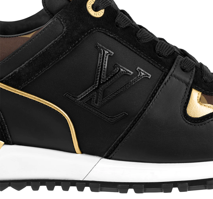 Giày Louis Vuitton Run Away Trainers 'Black' 1AAP3D - Ảnh 3