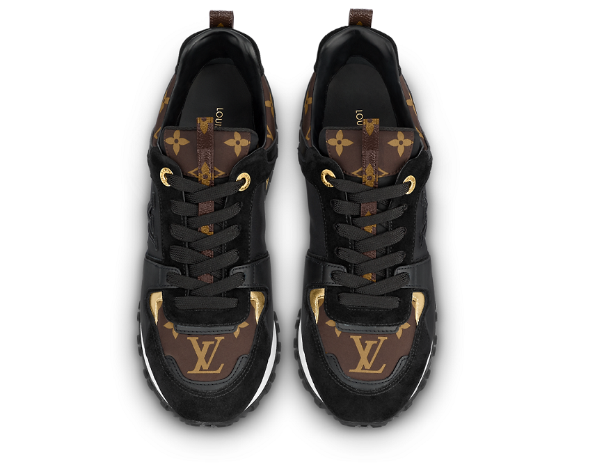 Giày Louis Vuitton Run Away Trainers 'Black' 1AAP3D - Ảnh 2