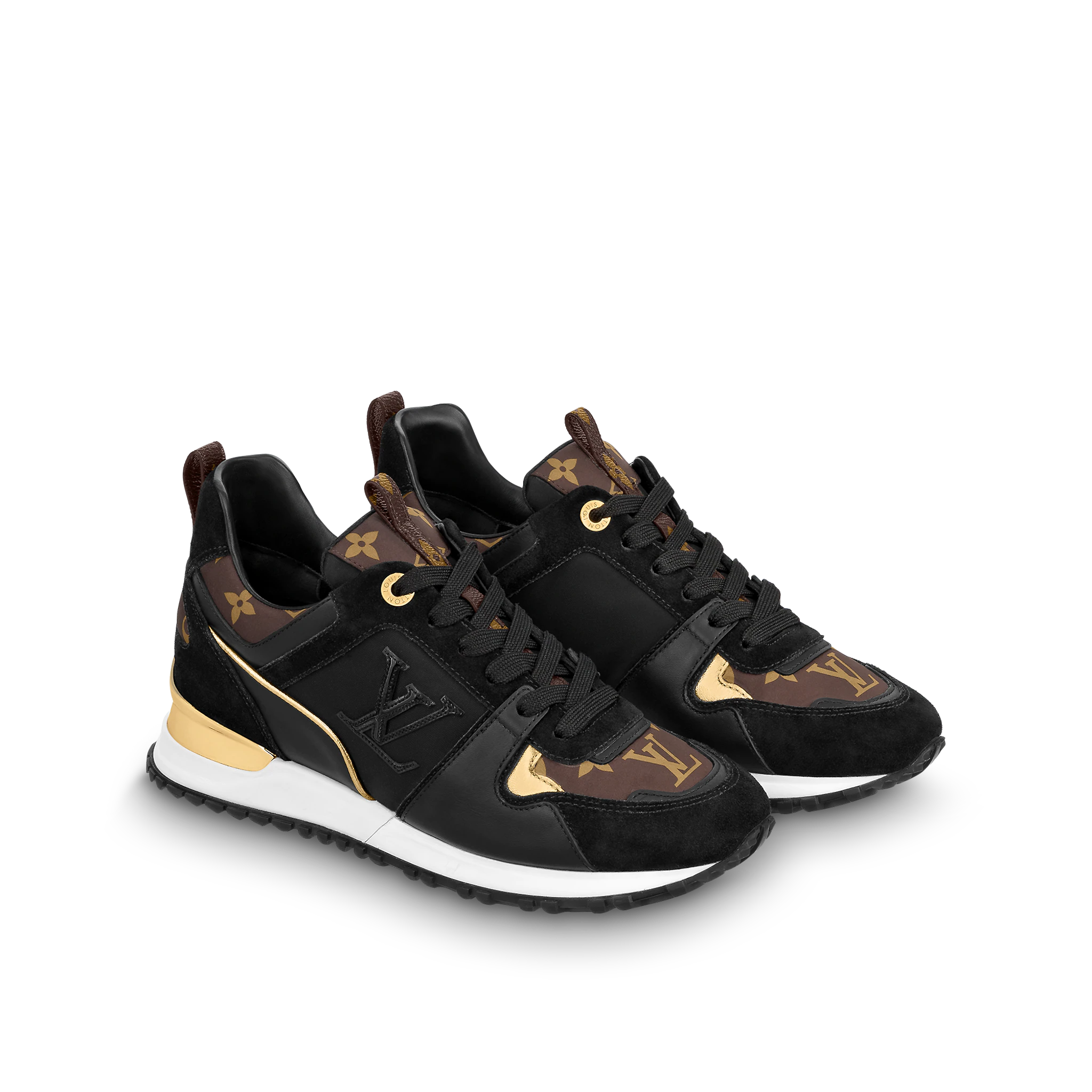 Giày Louis Vuitton Run Away Trainers 'Black' 1AAP3D - Ảnh 6