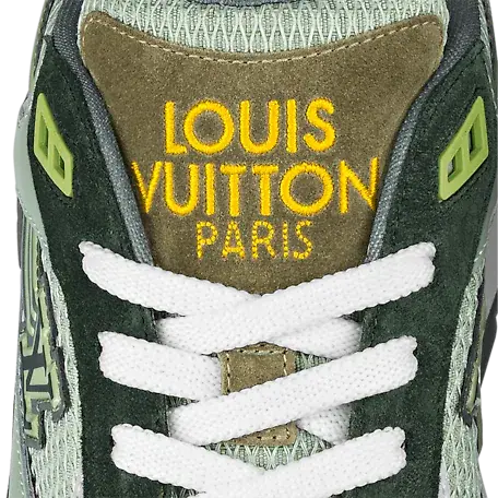 Alternative view of Giày Louis Vuitton Run Away Trainers Kaki 1A9J0S