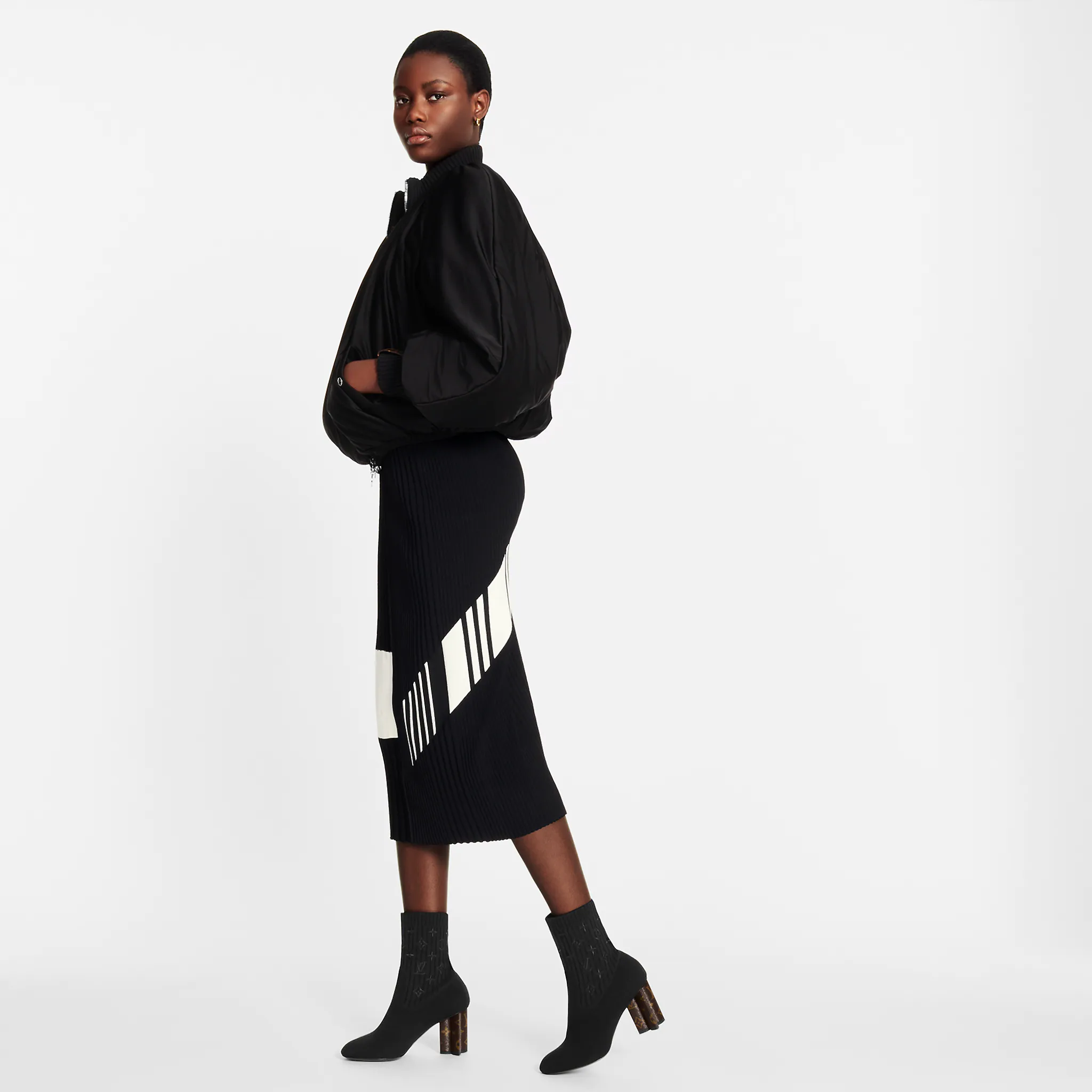 Giày Louis Vuitton Silhouette Ankle Boots 1A855A - Ảnh 7