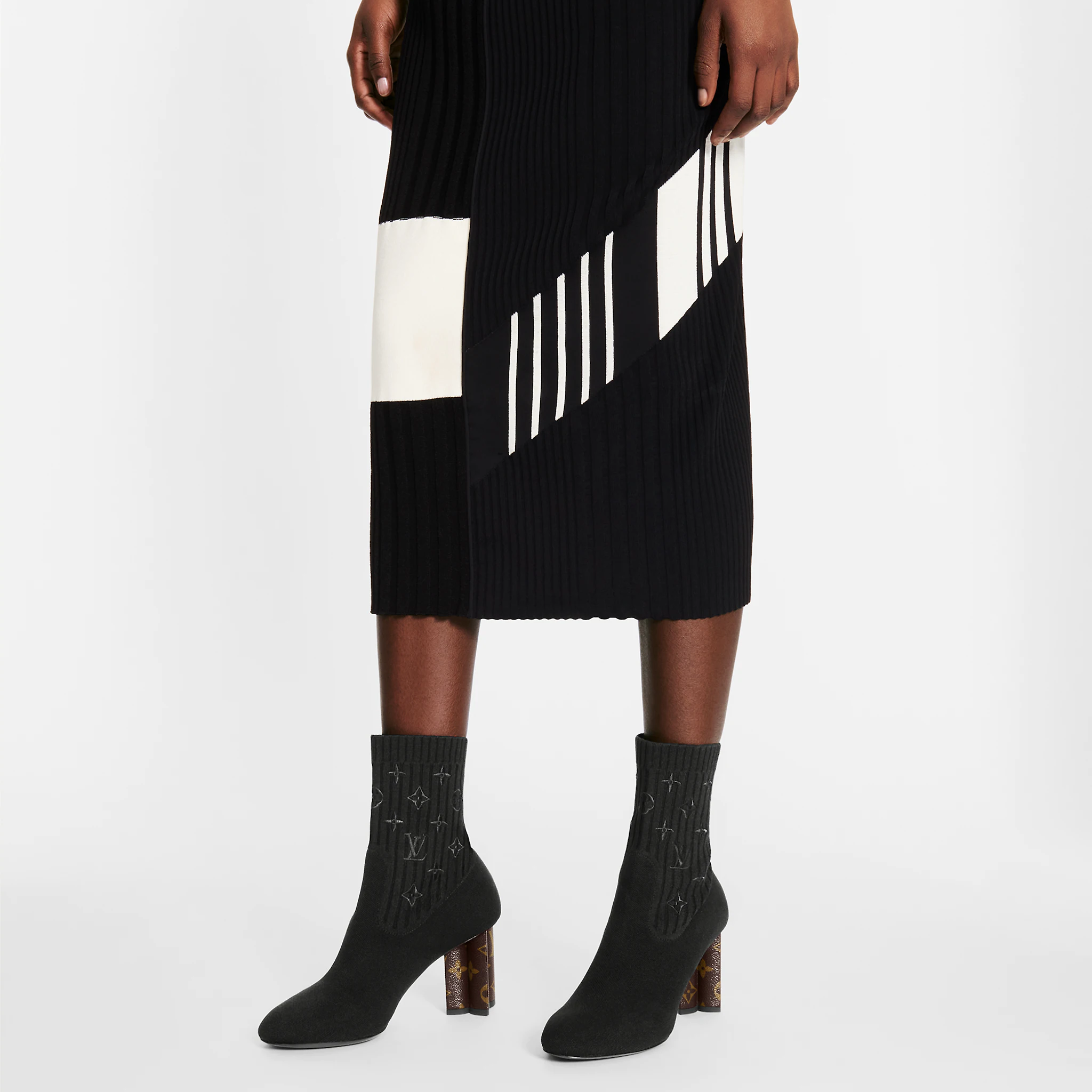 Giày Louis Vuitton Silhouette Ankle Boots 1A855A - Ảnh 6