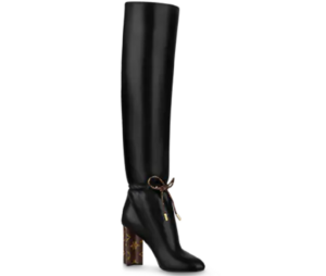 Giày Louis Vuitton Silhouette High Boots Black 1A953A