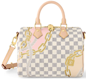 Tui Louis Vuitton Speedy Bandouliere 25 Bag 'Damier Azur' N40473