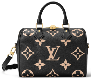 Tui Louis Vuitton Speedy Bandouliere 25 Bag 'Black Beige' M58947